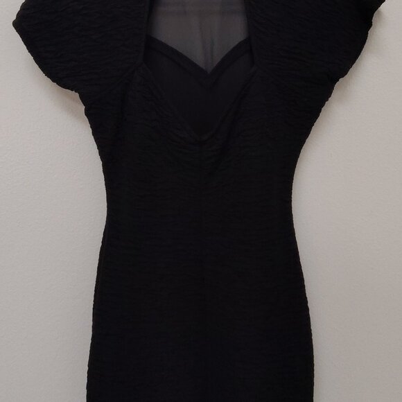 🖤 Vintage-Inspired Black Fitted Dress by Absolutely! – Size 7/8 - Picture 8 of 16